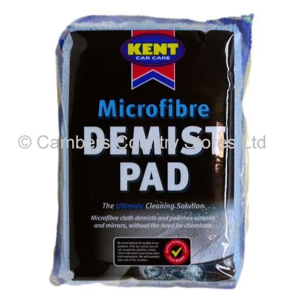 Kent Car Care Microfibre Demist Pad Cambers Country Store